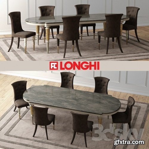 LAYTON Marble Table & MARION Chairs