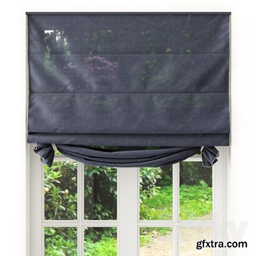 Roman Blinds 9 3d Models