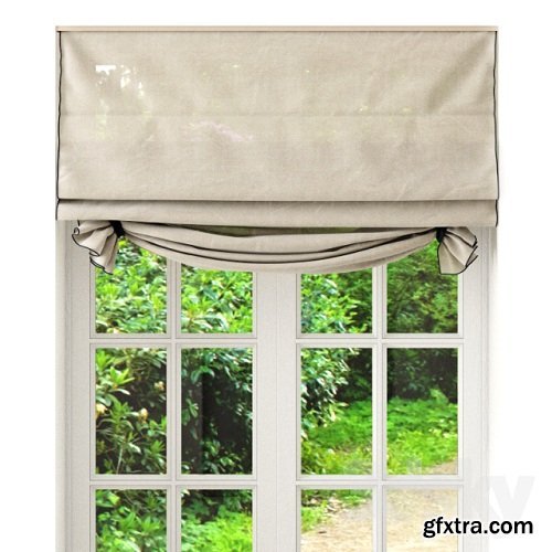 Roman Blinds 9 3d Models