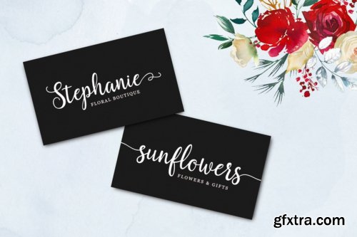 Saphira Font Family - 2 Fonts