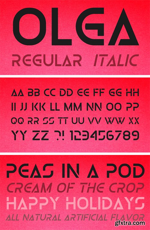 Olga Font Family