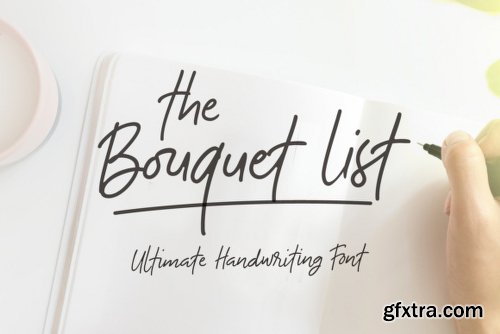 The Bouquet List Font Family - 3 Fonts