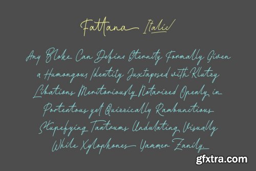 Fattana Font Family - 2 Fonts