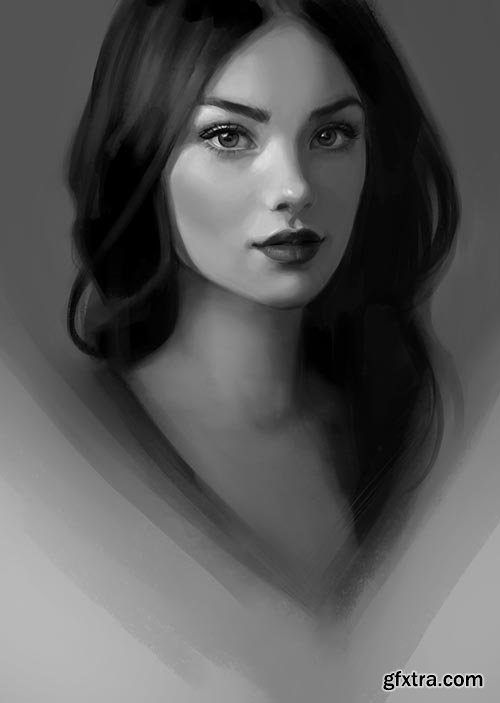 Paint a Portrait in Photoshop: Blank Canvas to Finished Illustration