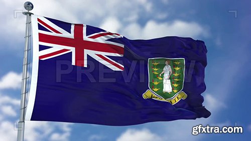 Virgin Islands UK Flag Animation 74493