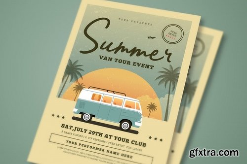 Vintage Summer Event Flyer