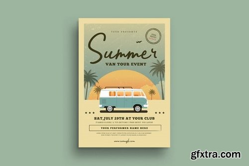 Vintage Summer Event Flyer