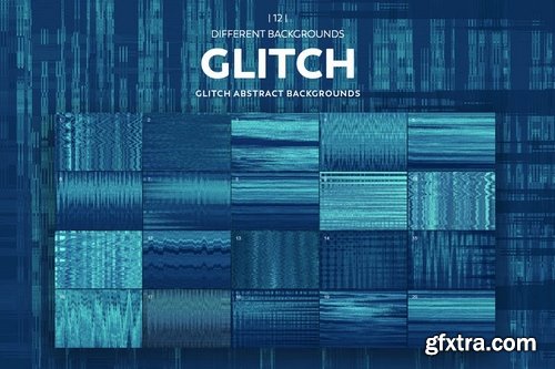 Glitch Abstract backgrounds