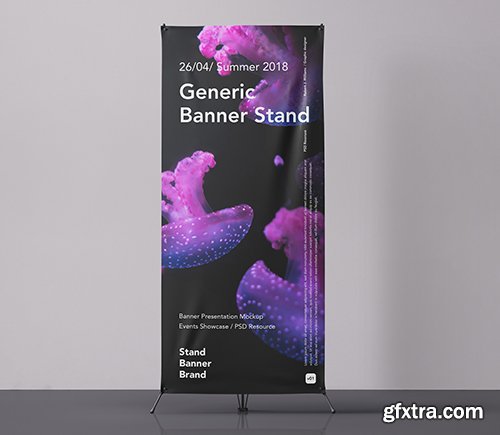 Psd Banner Stand Mockup