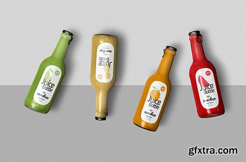 Awesome Juice Bottle Mockup