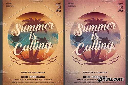 CreativeMarket - Summer Party Flyer Template 2581816