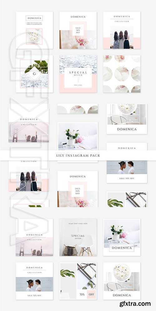 CreativeMarket - Lily Instagram Pack 2582415