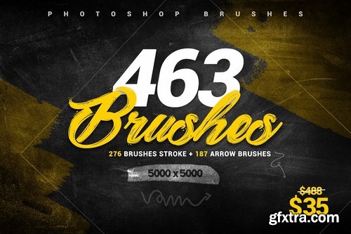 CM - 463 Stroke Brushes + Arrow Brushes 2546074