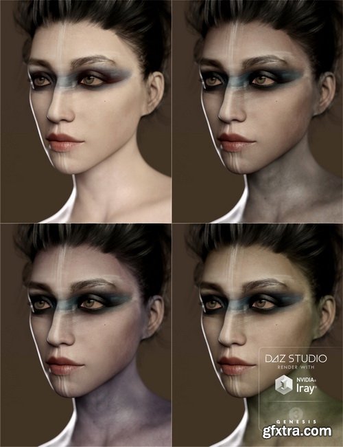 Daz3D - Ceridwen and Fantasy Skins for Genesis 3 Female