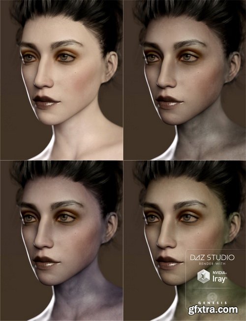 Daz3D - Ceridwen and Fantasy Skins for Genesis 3 Female