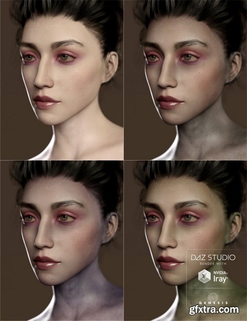 Daz3D - Ceridwen and Fantasy Skins for Genesis 3 Female