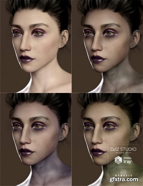 Daz3D - Ceridwen and Fantasy Skins for Genesis 3 Female