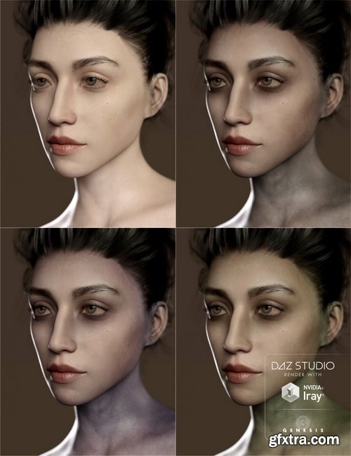 Daz3D - Ceridwen and Fantasy Skins for Genesis 3 Female