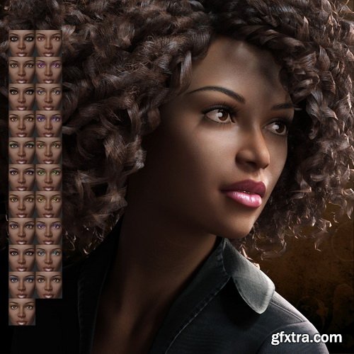 Daz3D - Nicole for Genesis 3 and 8 Females