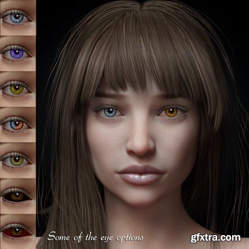 Daz3D - Nylyssa for Genesis 3 and 8 Female