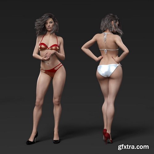 Daz3D - Nylyssa for Genesis 3 and 8 Female