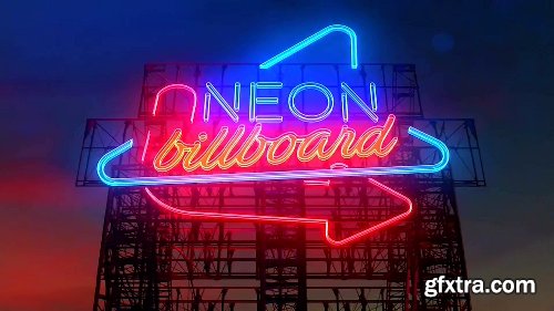 Videohive Neon Billboard Logo Revealer 21763750