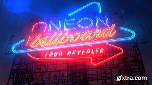 Videohive Neon Billboard Logo Revealer 21763750