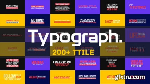 Videohive Typograph 21829693