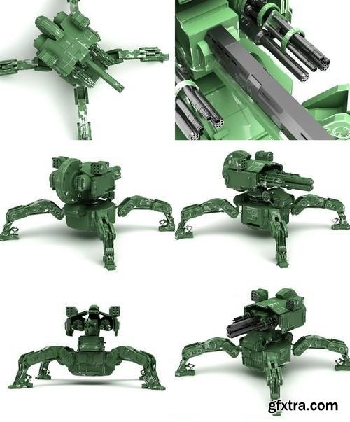 Mech Spider-Destroyer 3d model