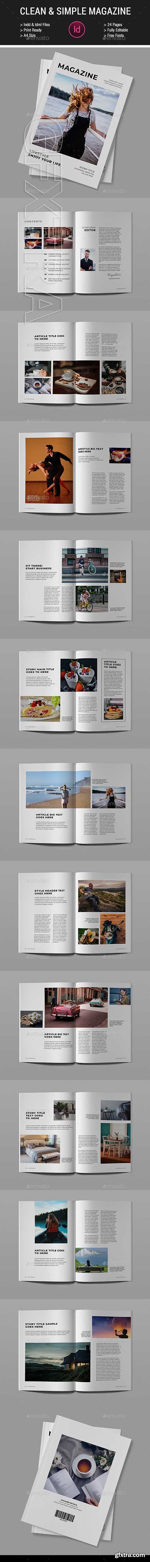 GraphicRiver - Clean & Simple Magazine 21941639