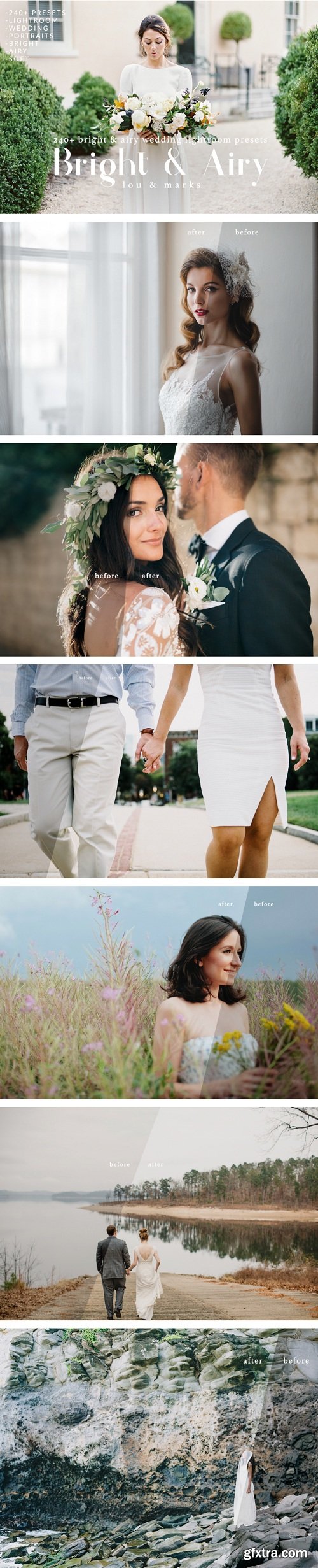 Bright & Airy Wedding Lightroom Kit