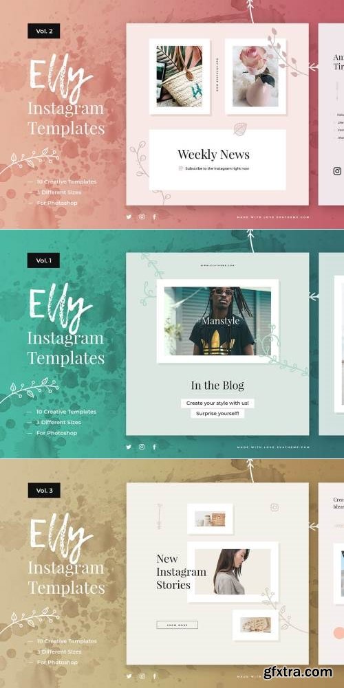 Elly Instagram Templates Bundle