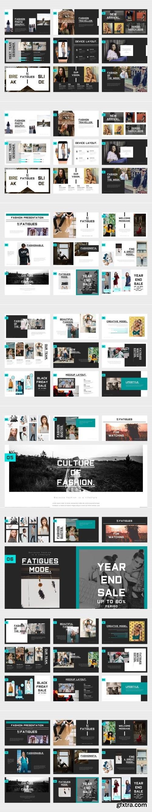 Fatigues Fashion Lookbook Keynote Template