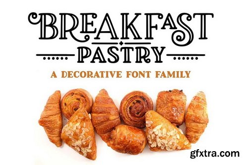 Breakfast Pastry Font Family