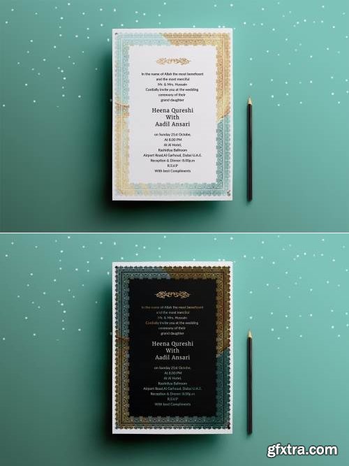 Muslim Wedding Invitation