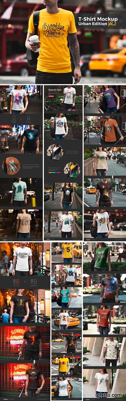 CM - T-Shirt Mockup / Urban Edition 1664349