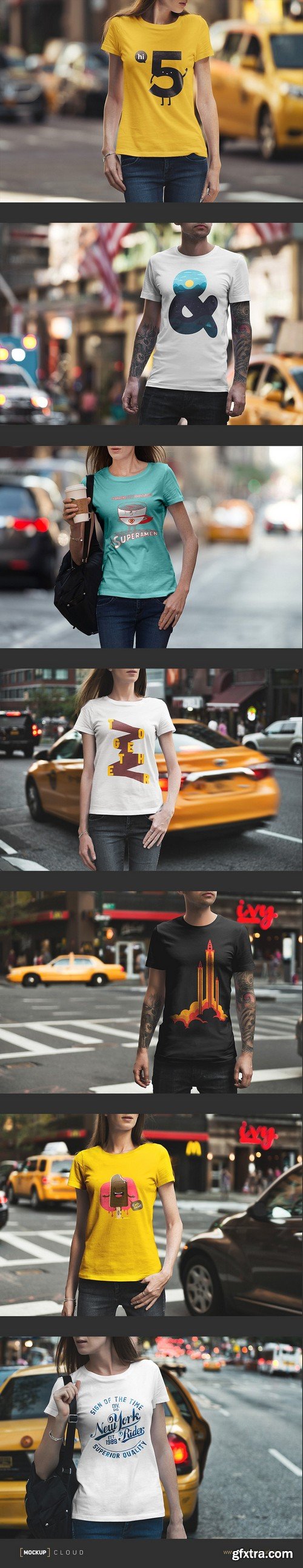 CM - T-Shirt Mockup / Urban Edition 1664349