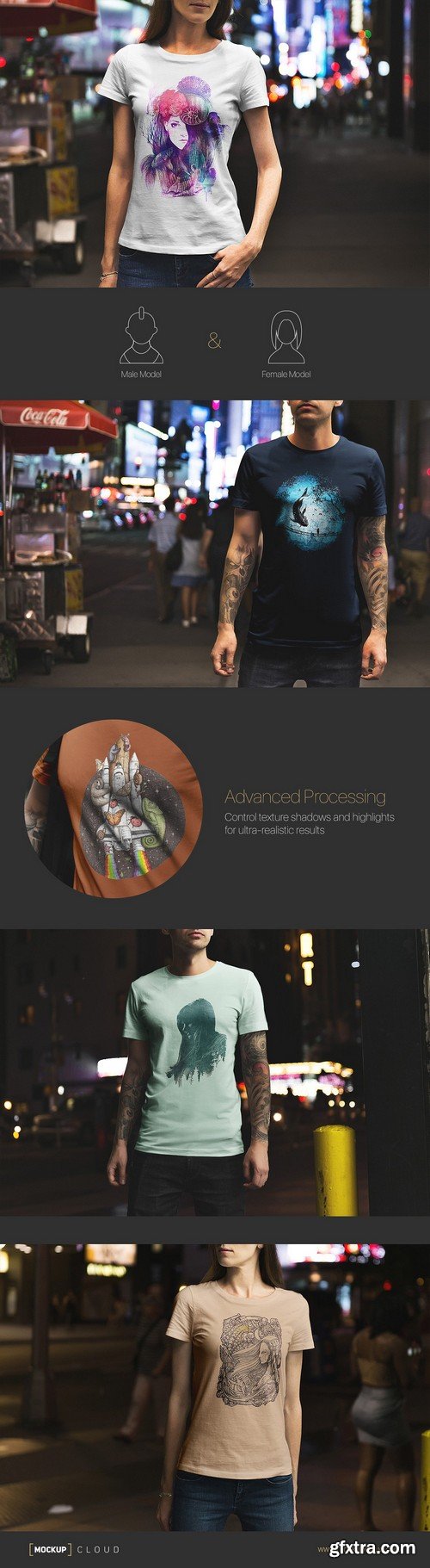 CM - T-Shirt Mockup / Urban Edition 1664349