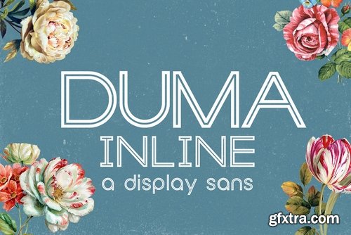 CM - DUMA Inline Font 2523787