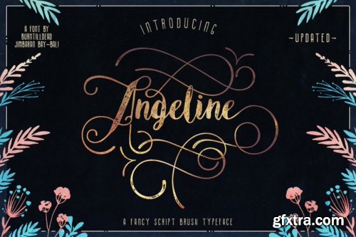 Angeline Font Family - 5 Fonts