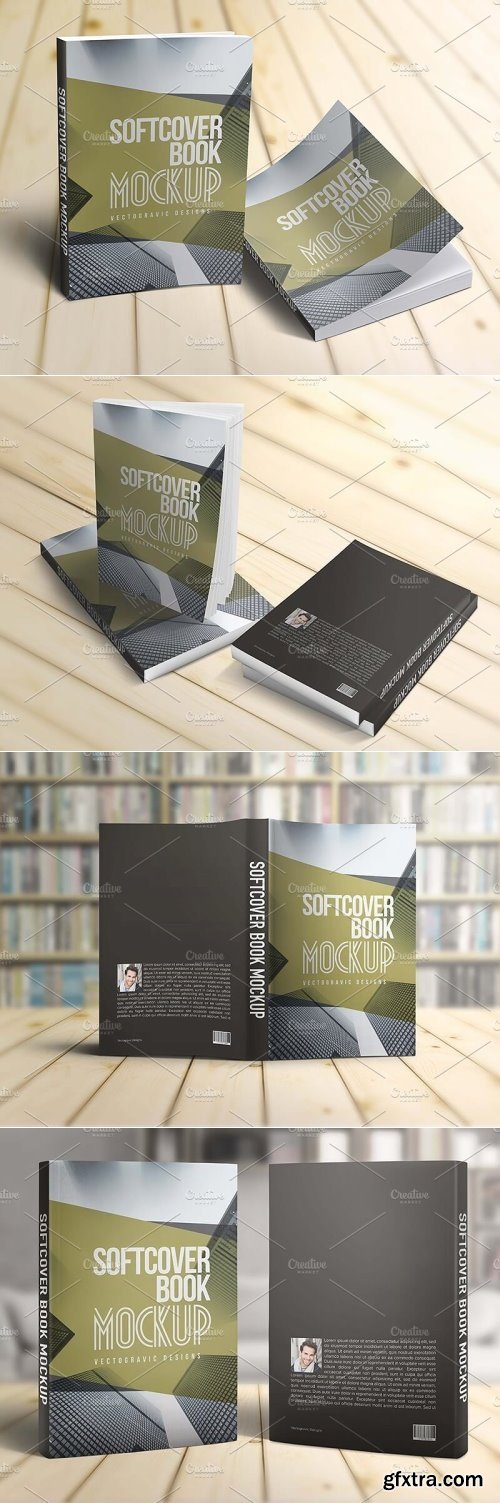 CM - Softcover Book Mockups 1590574