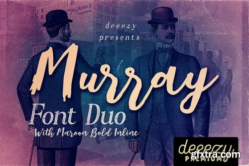 Murray Script Font Duo Font Family - 3 Fonts