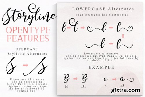 Storyline Font Family - 2 Fonts