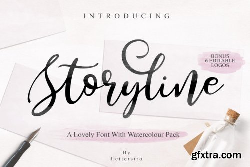 Storyline Font Family - 2 Fonts