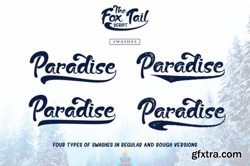 The Fox Tail Font Family - 3 Fonts