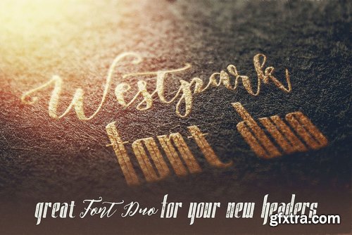 Westpark Script Font Duo Font Family - 3 Fonts