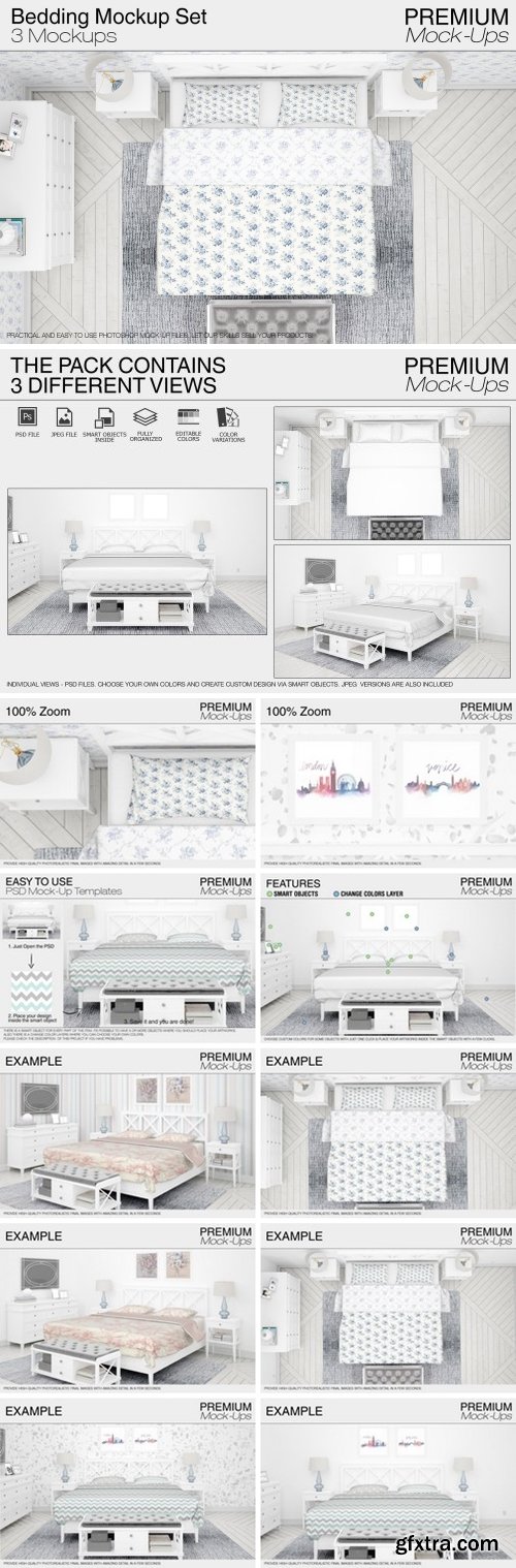 CM - Bedding Mockup Set 2095842