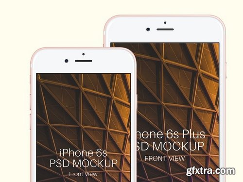 iPhone 6s Rose Gold PSD Mockup Pack