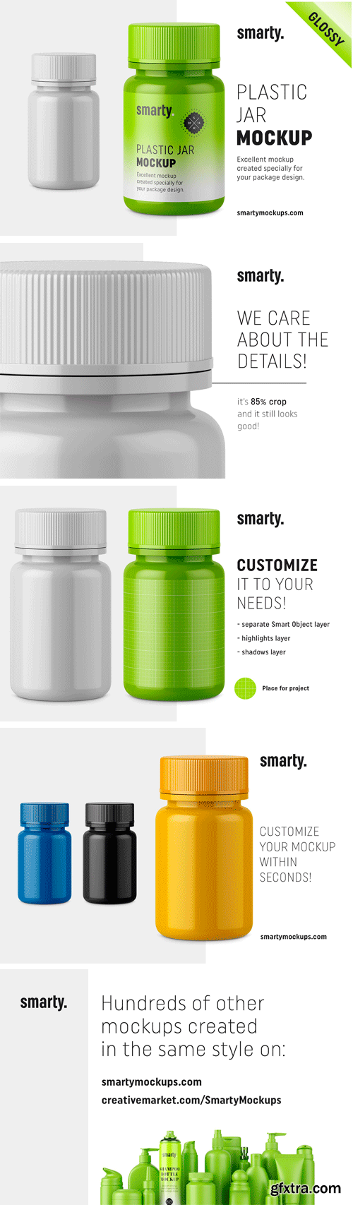 CM - Glossy Pharmacy Jar Mockup 2449131