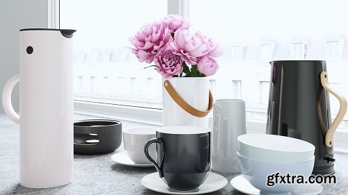 Stelton Emma Electric Kettle Set